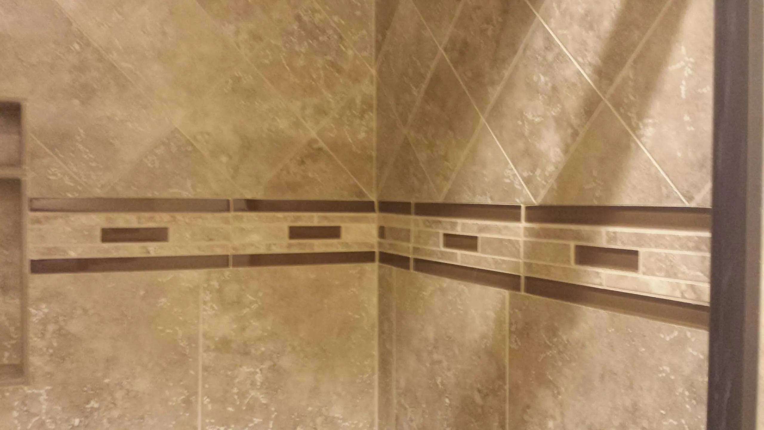 Shower tiles remodel by JT Moderna