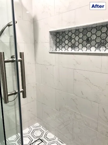 Shower remodel by JT Moderna
