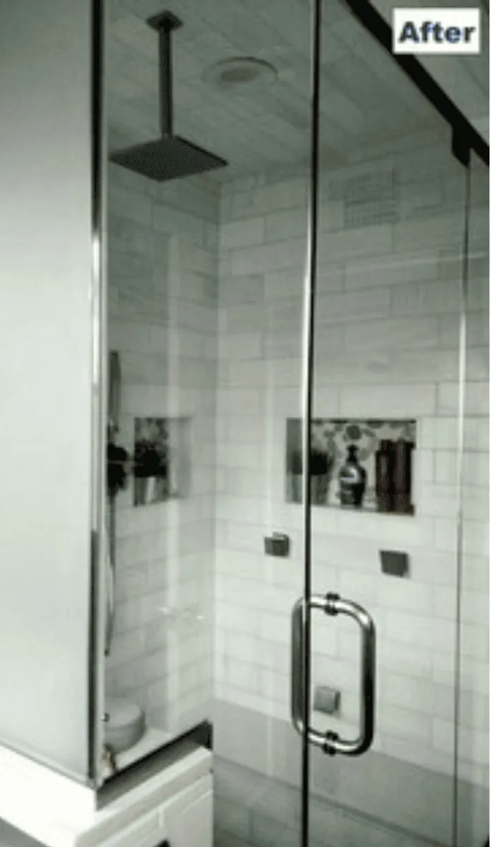 Shower Remodel, after renovation by JT Moderna